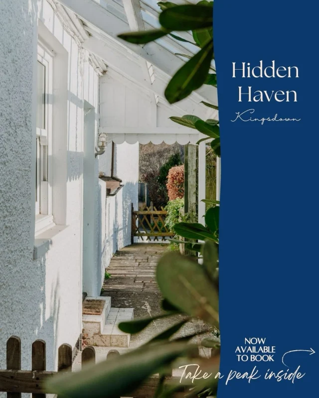 Introducing Hidden Haven-  The our newest addition to Foreland Cottages. 

Tucked away on a hideaway lane in the heart of Kingsdown, is a retreat quietly waiting.  A jasmine-wrapped garden. A roll-top bath. Rooms full of character. And Kingsdown beach five minutes away on foot.

Hidden Haven sleeps three guests plus a baby, so it’s made for couples, solo travellers and small families who want the quiet of the Kent coast with the option to wander into Deal or along the cliffs whenever the mood takes them.

It’s live now. 
Link in bio to explore and availability is already moving.

#kingsdown #holidaycottagekent #coastalgetaway #coastalretreat #letsgetawayfromitall 
Self catering coastal holidays and break aways in Kent