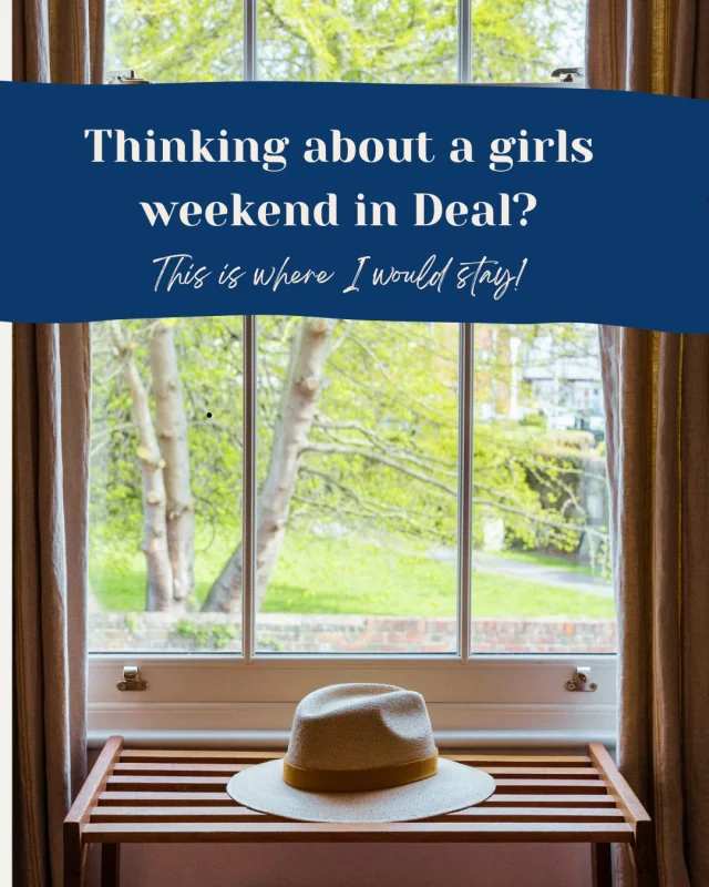 Wanting to actually make that long awaited girls getaway happen this year?

We have the perfect destination for you - Deal, with its thriving food scene, boutique bars and ‘go to’ restaurants, plus independent shops and that wide stretch of beach…it is simply a perfect destination to get the girls together. 

Sip wine outside in the sunshine surrounded by a slower pace of life - or to something totally different altogether…. Hire bikes for a coastal cycle, adorn those walking shoes for an over cliff hike, walk goats, or get muddy on outside adventure courses. Take photos of seals and go retro in one of the oldest cinemas in Kent. 
The choice is yours!

Our slice of the coast really has something for everyone, and we have the perfect place to stay. 

So pack you bag, and hop on that train because the WhatsApp group is actually meeting up!!

🏠 Napier
👤 Sleeps 6
🐶 Paws welcome
☕️ Shops and cafes 3 minutes stroll
🚊 5 minutes to the train station
🌊 Everything you need in walking distance 
🔗 In bio or message us to help you plan your breakaway. 

#girlsweekendaway #youdeserveit #dealkent #coastalweekendgetaway #holidaycottagesuk 
REST - RECHARGE - REJUVENATE 
Your weekend away, The Forelands way ❤️