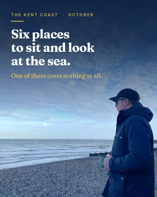 It’s World Mental Health Day, and we haven’t got anything clever to add to it.  Only this…

The thing this coast is properly good at is letting people stop. No itinerary, nothing you have to be on time for, just somewhere to put yourself down and face the water for a while.
The coast is vast, and the options are plenty, but here are six of our personal favourite places to stop for a moment, have a moment of contemplation and fill up our cup. 

With thanks to Mrs Knotts, @thecoastguardonthebay 
@theforesterdeal @81beachstreet_deal @dealpierkitchen and to a wooden post on Kingsdown beach, which asks for nothing at all.

#dealkent #kingsdown #stmargaretsbay #kentcoast #autumnkent