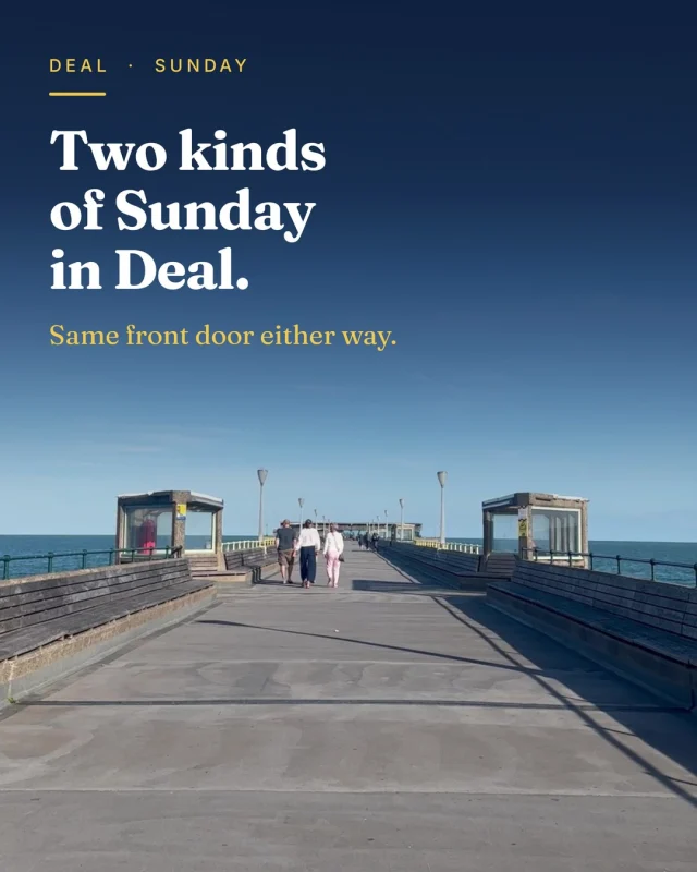 Weekend plans. Are you a take of two kinds? 

One of you wants to be out of the door by nine. The other has a very good argument for staying exactly where they are until lunchtime.

The useful thing about WingCo is its location means you could do both! 

Swipe for both versions. Autumn and winter dates are open - send us a message and we’ll tell you what’s left, or click the link in our bio to take a peak yourself
.
#dealkent #kentcoast #visitkent #coastalcottage #autumnescape